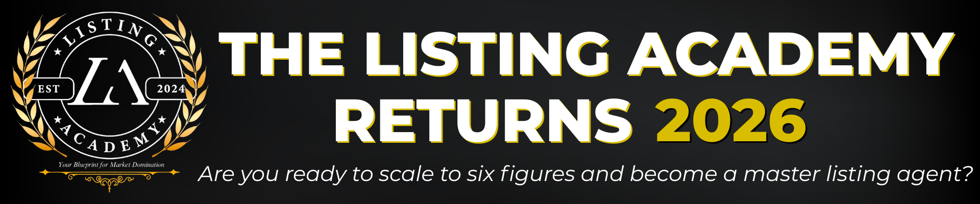 Listing Academy Banner